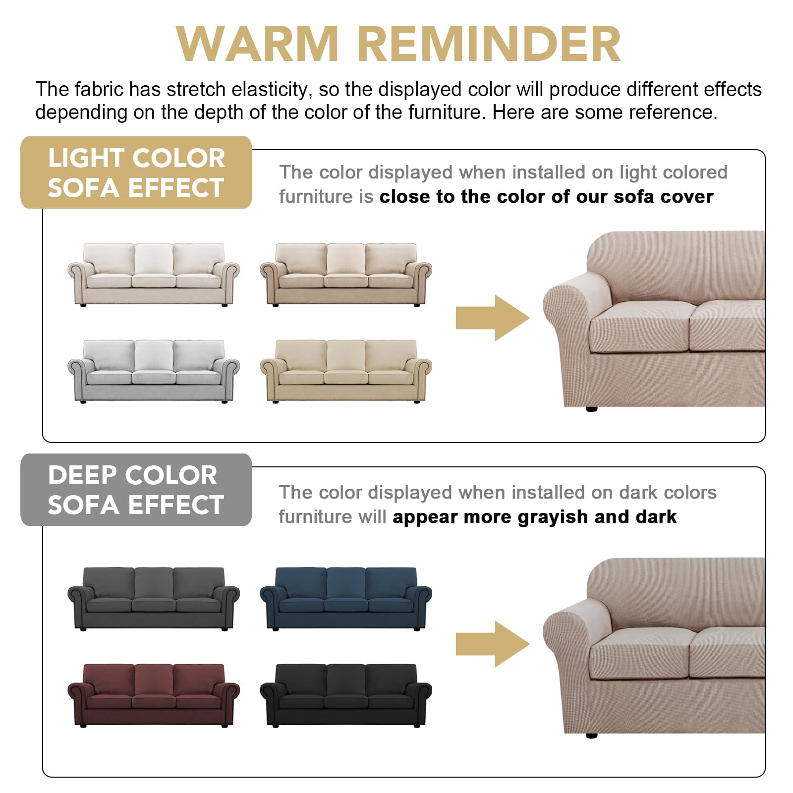 H.VERSAILTEX cushion cover 3 in sand delivers snug fit for renewed sofa drama