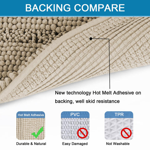 H.VERSAILTEX absorbent surface dries floors quickly after showers