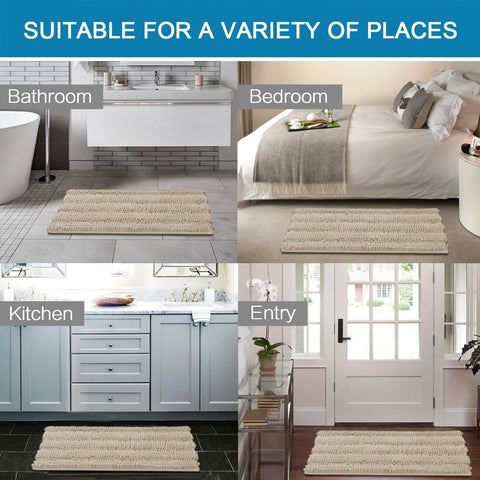 H.VERSAILTEX two-piece bath rug offers versatile bathroom comfort