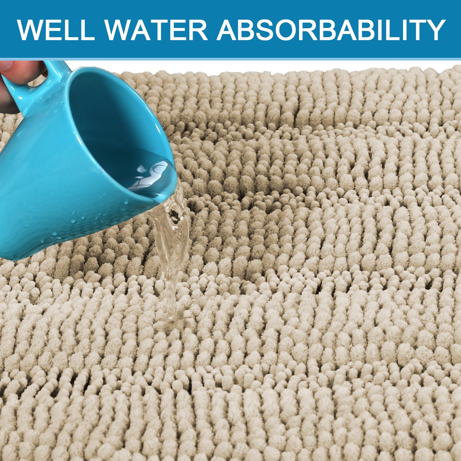 H.VERSAILTEX machine-washable rug set simplifies cleaning and care
