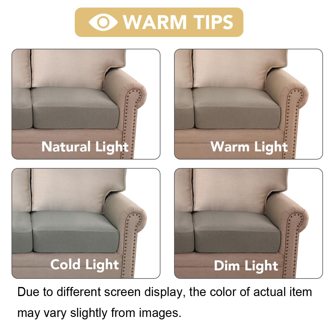 H.VERSAILTEX decorative slipcover adds soft texture and color to room
