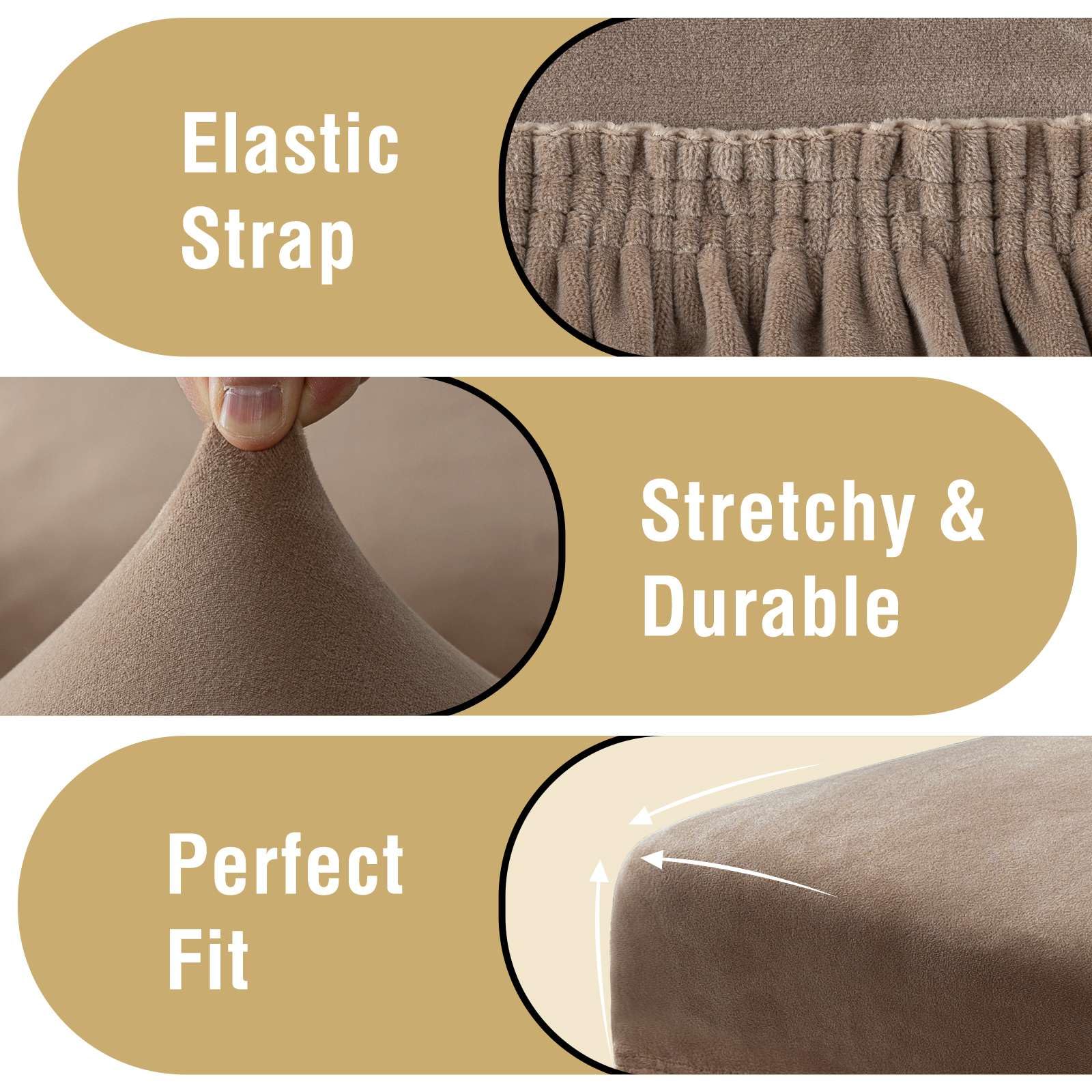 Machine washable H.VERSAILTEX chair cover for easy care and quick refreshes.
