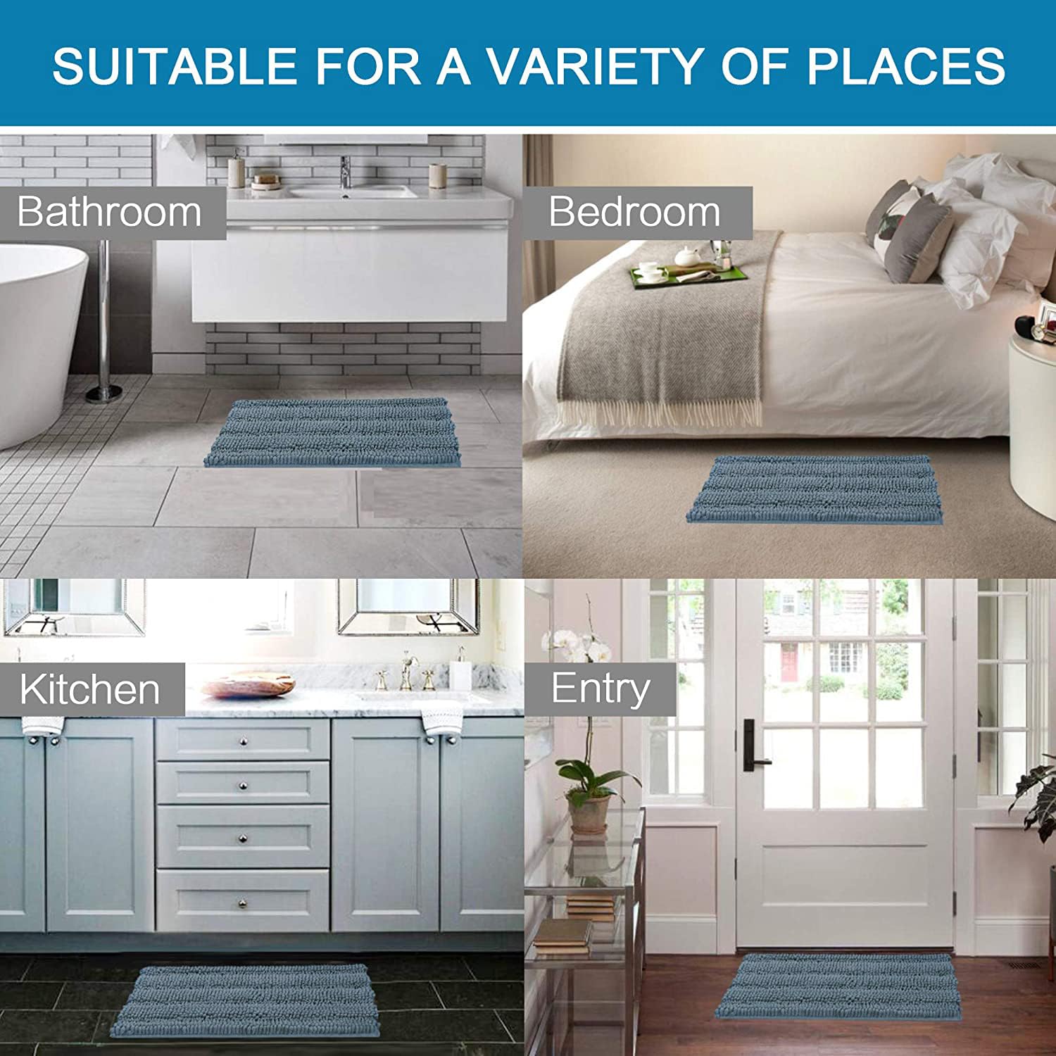 H.VERSAILTEX easy-care chenille pile stays fluffy after washing.