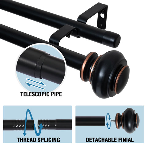 H.VERSAILTEX easy-install hardware kit for quick DIY setup