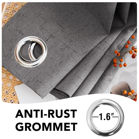 H.VERSAILTEX curtains on a rod illustrate energy saving potential