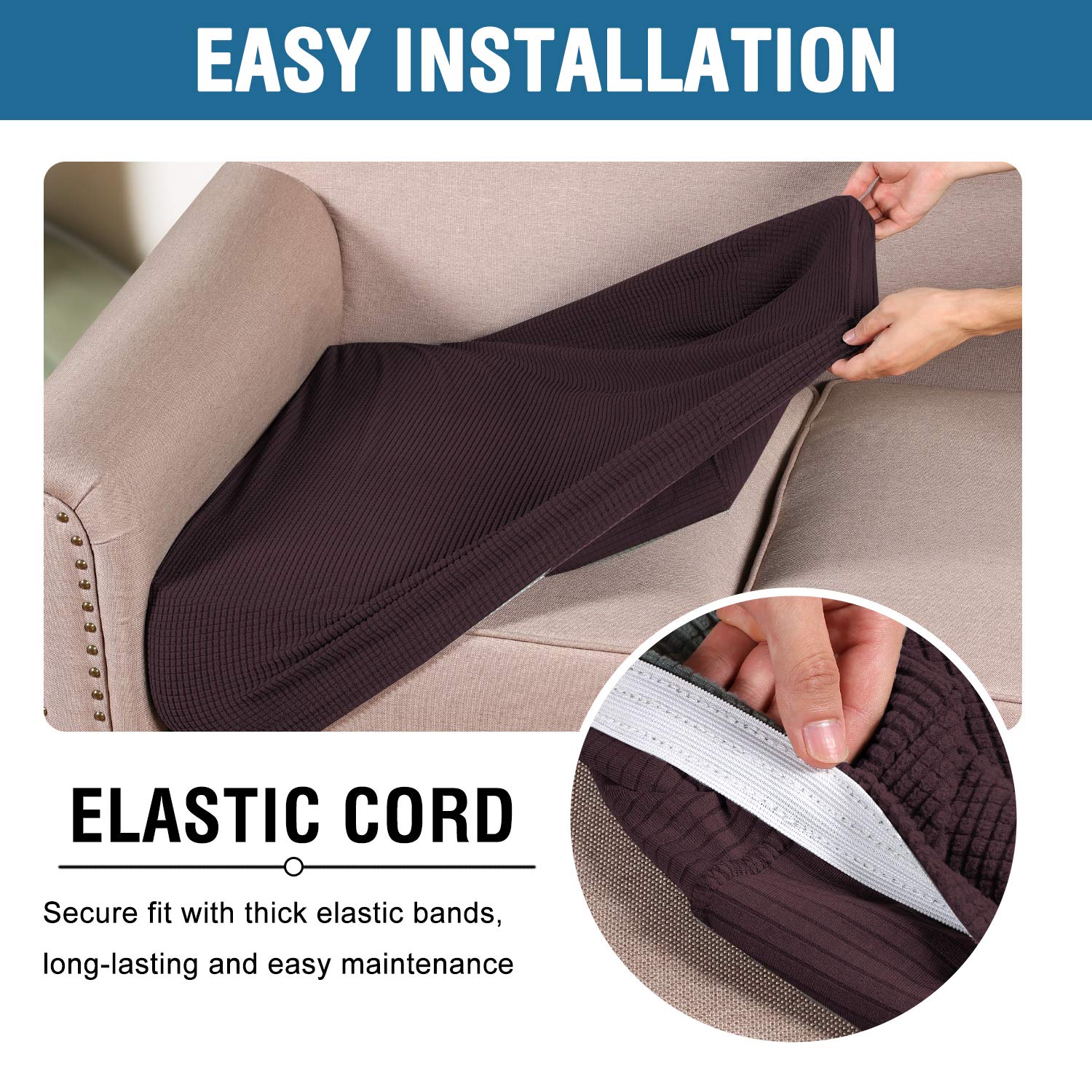 H.VERSAILTEX machine-washable design simplifies cleanup after spills.