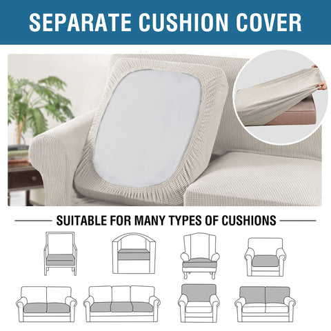 Machine-washable slipcover demonstrating effortless care and maintenance