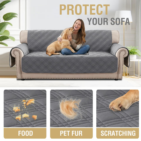 H.VERSAILTEX machine-washable slipcover simplifies cleanup after spills