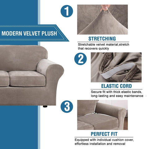 H.VERSAILTEX cushion cover 2 adds plush comfort and updated style.