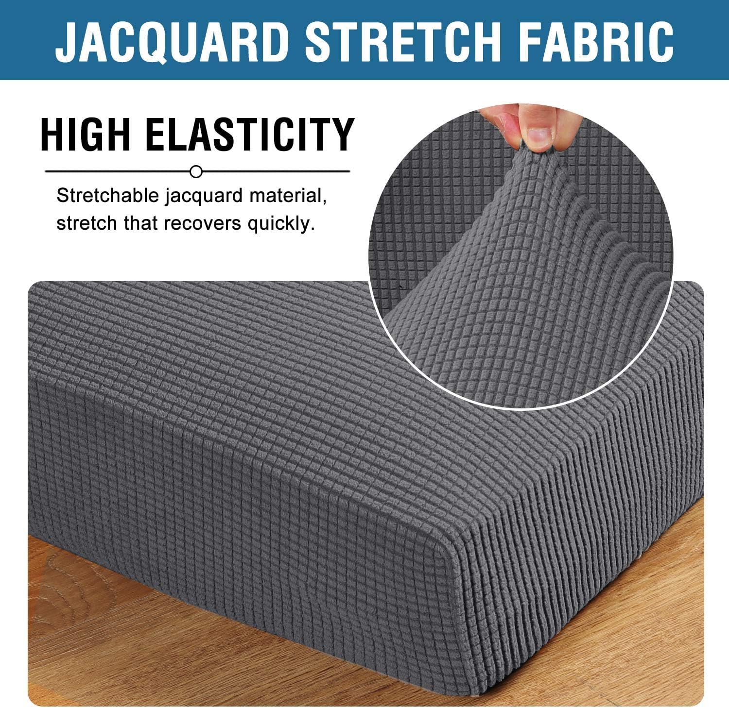 H.VERSAILTEX non-slip elastic loops keep the cover in place.