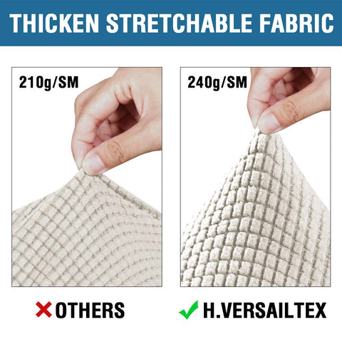 Slipcover protecting sofa from spills and everyday wear in a busy home
