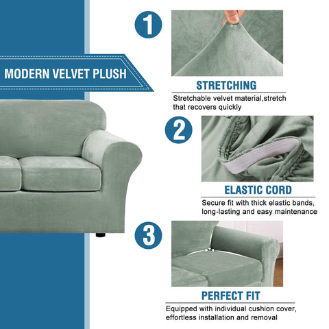 H.VERSAILTEX cushion cover 2 closeup demonstrates snug fit and soft cushioning look