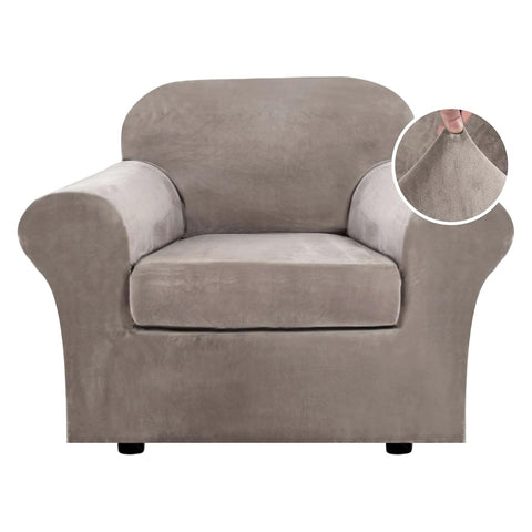 H.VERSAILTEX Rich Stretch chair cover base cover on sofa, revitalizing worn upholstery.