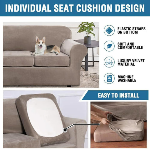H.VERSAILTEX Rich Stretch works with leather or fabric furniture alike.
