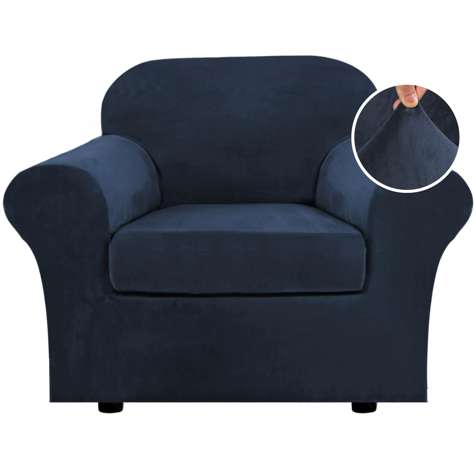 H.VERSAILTEX rich velvet base cover protecting a sofa from daily wear.