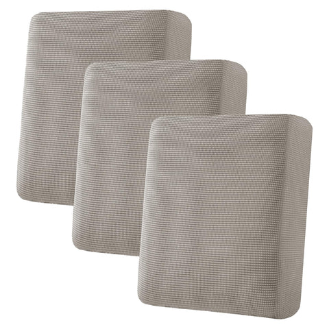 H.VERSAILTEX slipcover in small check pattern protects cushions from spills