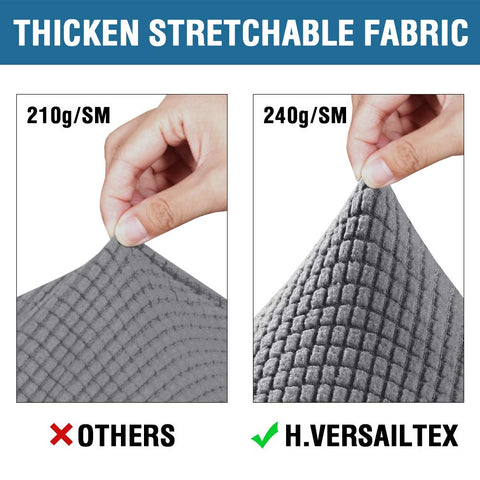 H.VERSAILTEX cushion cover center seat offers secure, wrinkle-free styling