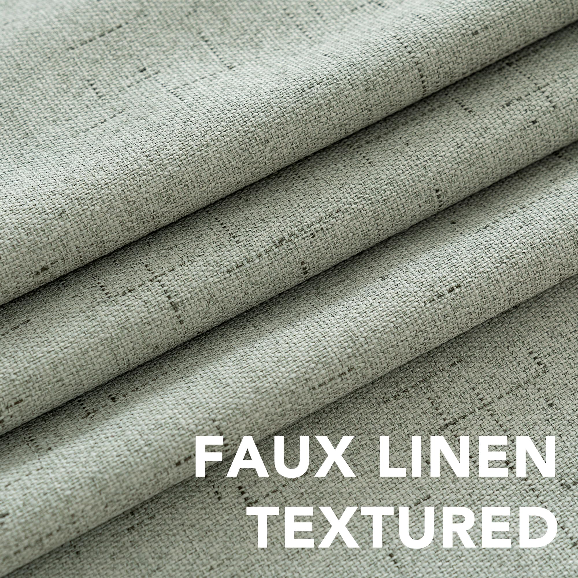 H.VERSAILTEX textured polyester linen-like fabric close-up