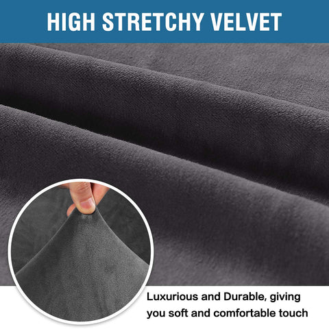 H.VERSAILTEX non-slip bottom velvet cover keeps the couch in place
