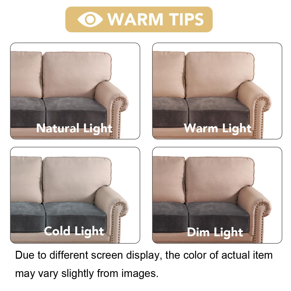 H.VERSAILTEX machine washable cushion cover for easy care.