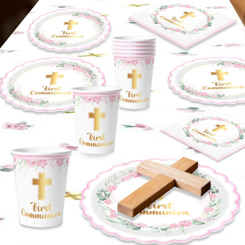 HABDJILTY 9oz cups in pink for easy beverage service.