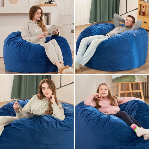 HABUTWAY bean bag chair suited for dorm rooms and casual living spaces.