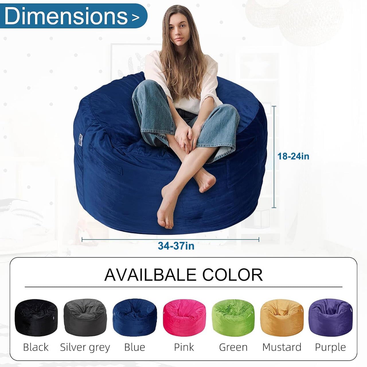 HABUTWAY memory foam filling delivers responsive, supportive comfort.