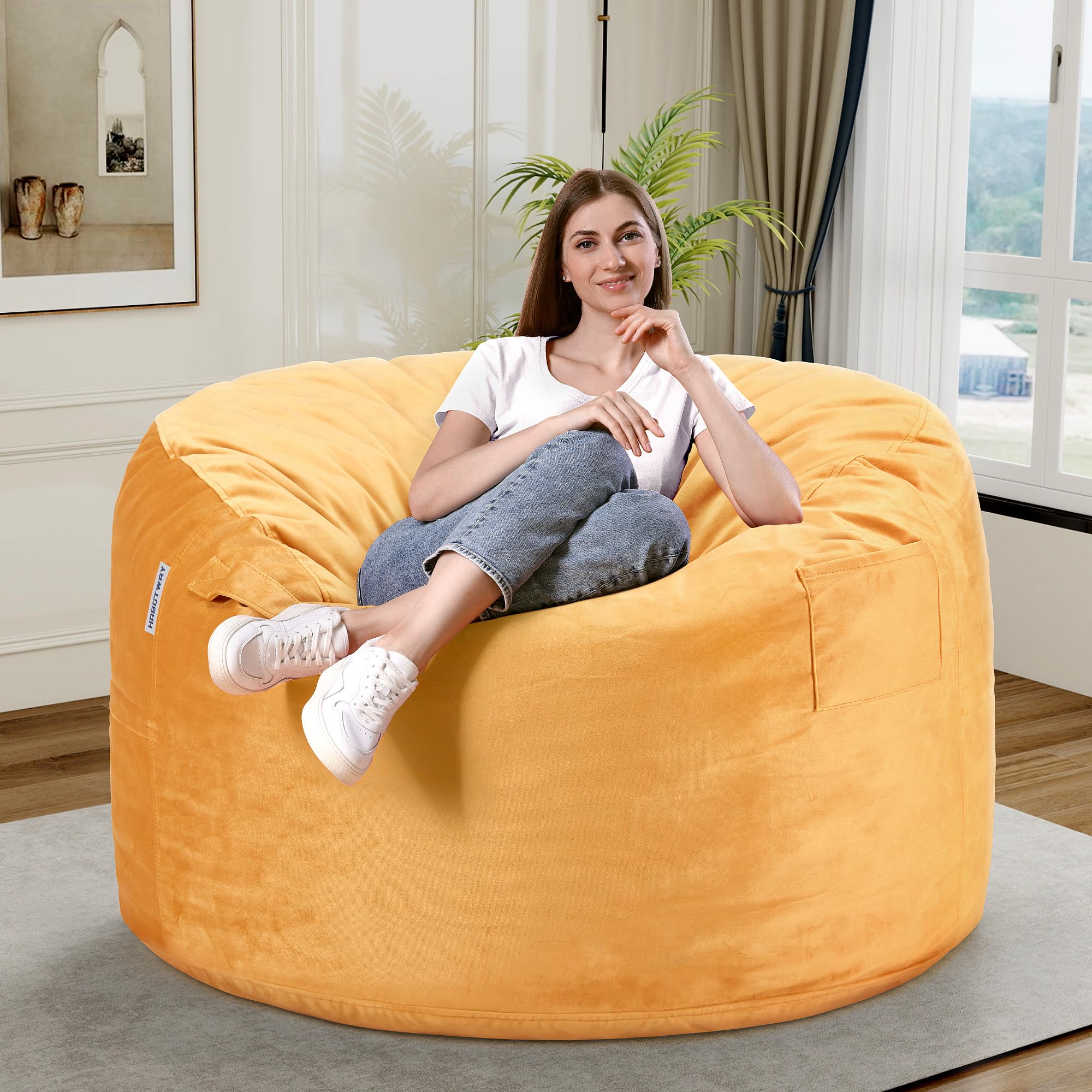 HABUTWAY removable cover machine washable for easy cleaning.