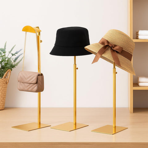 Hacaroa gold finish elevates home or store display aesthetics.