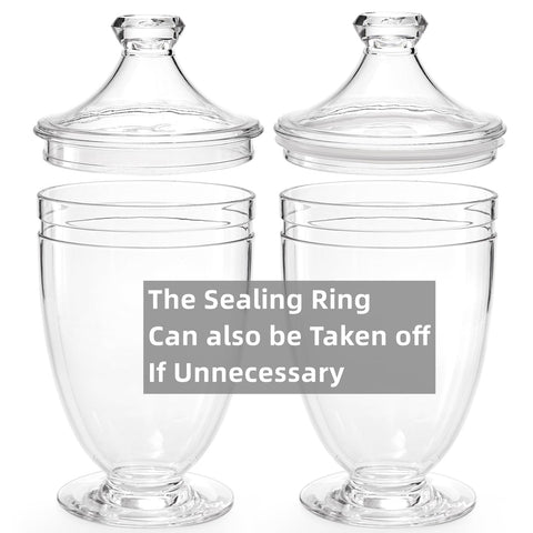 Hacaroa kitchen candy jar keeps snacks visible and organized.