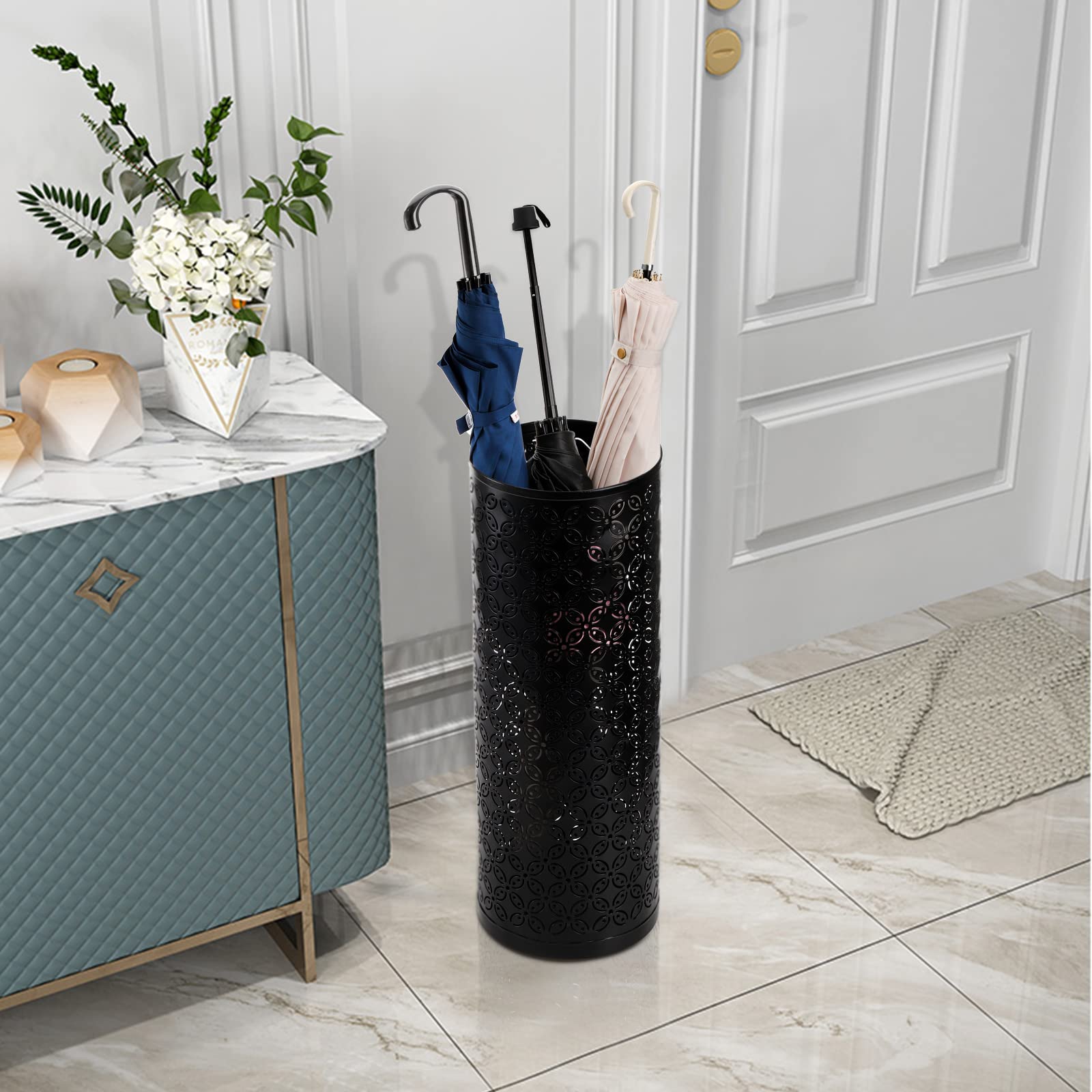 Hacaroa compact umbrella stand dimensions fit small spaces neatly