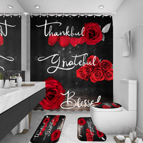 Hadint perfect shower set offers complete coordination for easy styling.