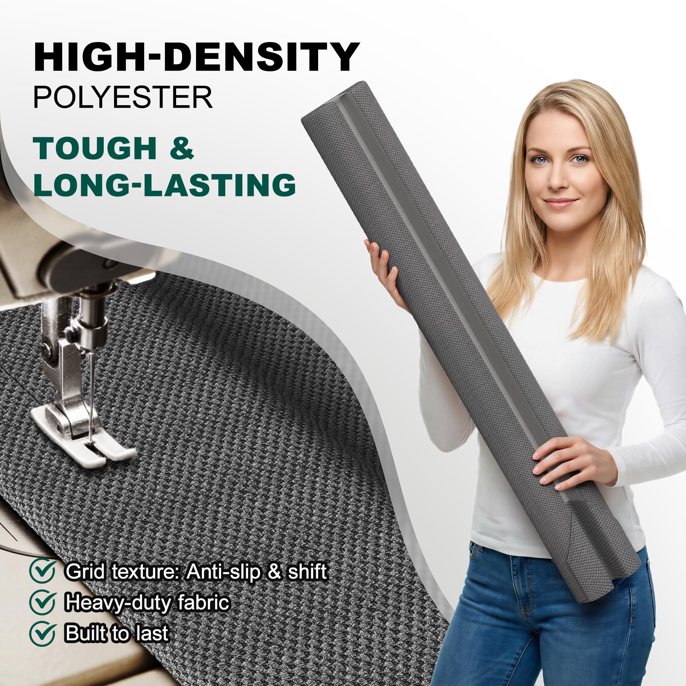 HADOR close-up shows durable foam and fabric construction.