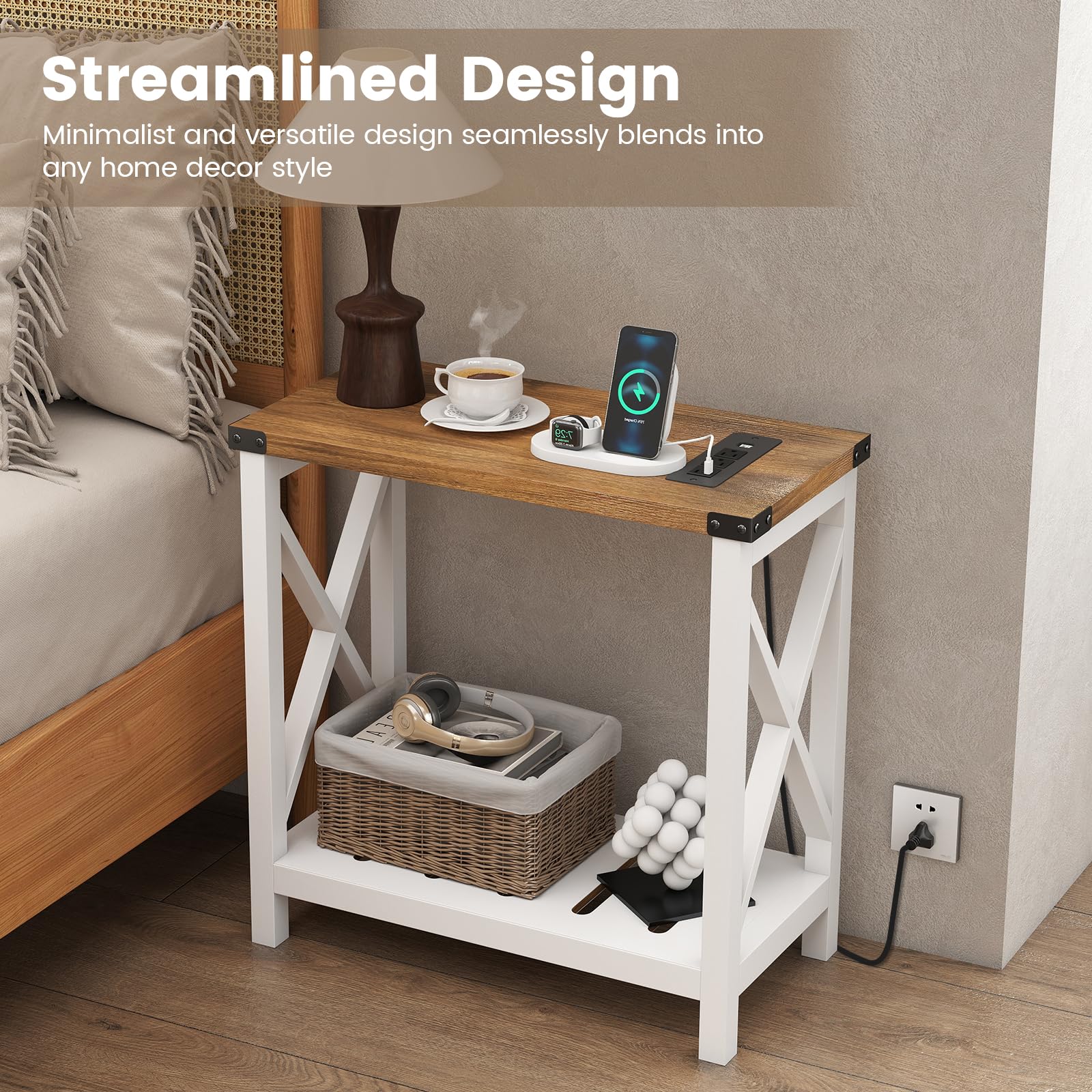 Hadulcet anti-slip pads on legs: protects floors and stabilizes the table.