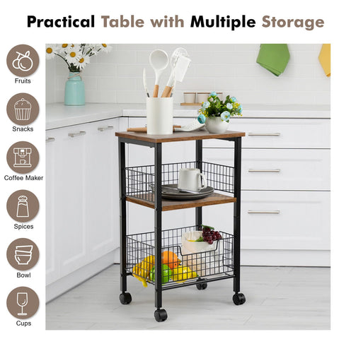 Hadulcet small end table easy assembly with clear instructions