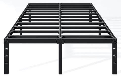 Hafenpo 12 inch queen bed frame with sturdy metal construction for solid support.
