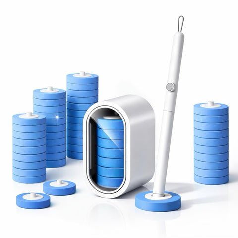HAGOIDGSH disposable toilet cleaning system box showing all-in-one kit