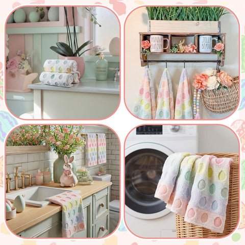 Hahafelt Easter towels make a thoughtful spring gift for friends and family.