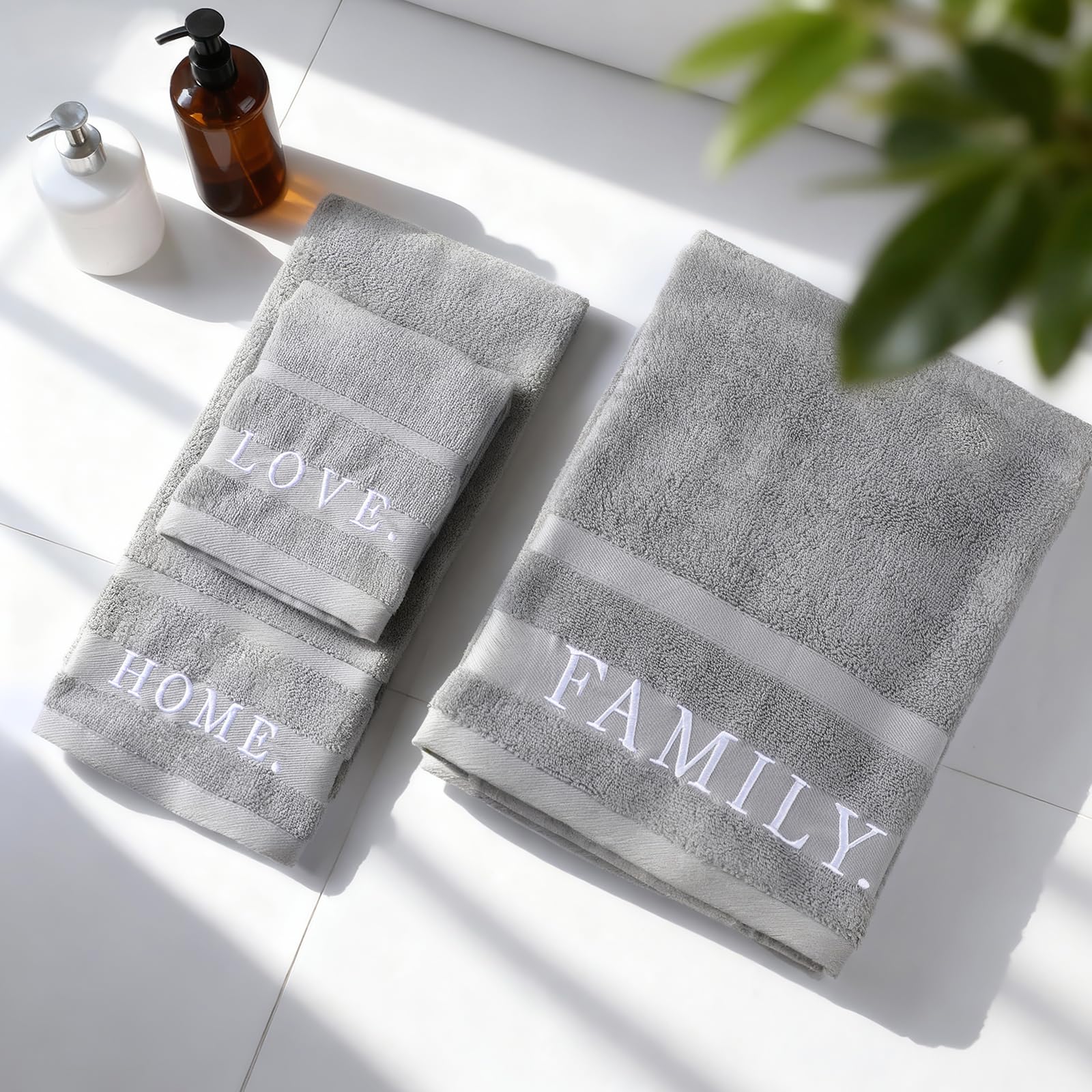 Hahafelt hand towel 28x16 inches provides versatile daily use and quick drying