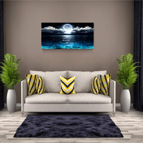 Haichuang Decor Art Ocean landscape canvas to create serene bedroom ambiance