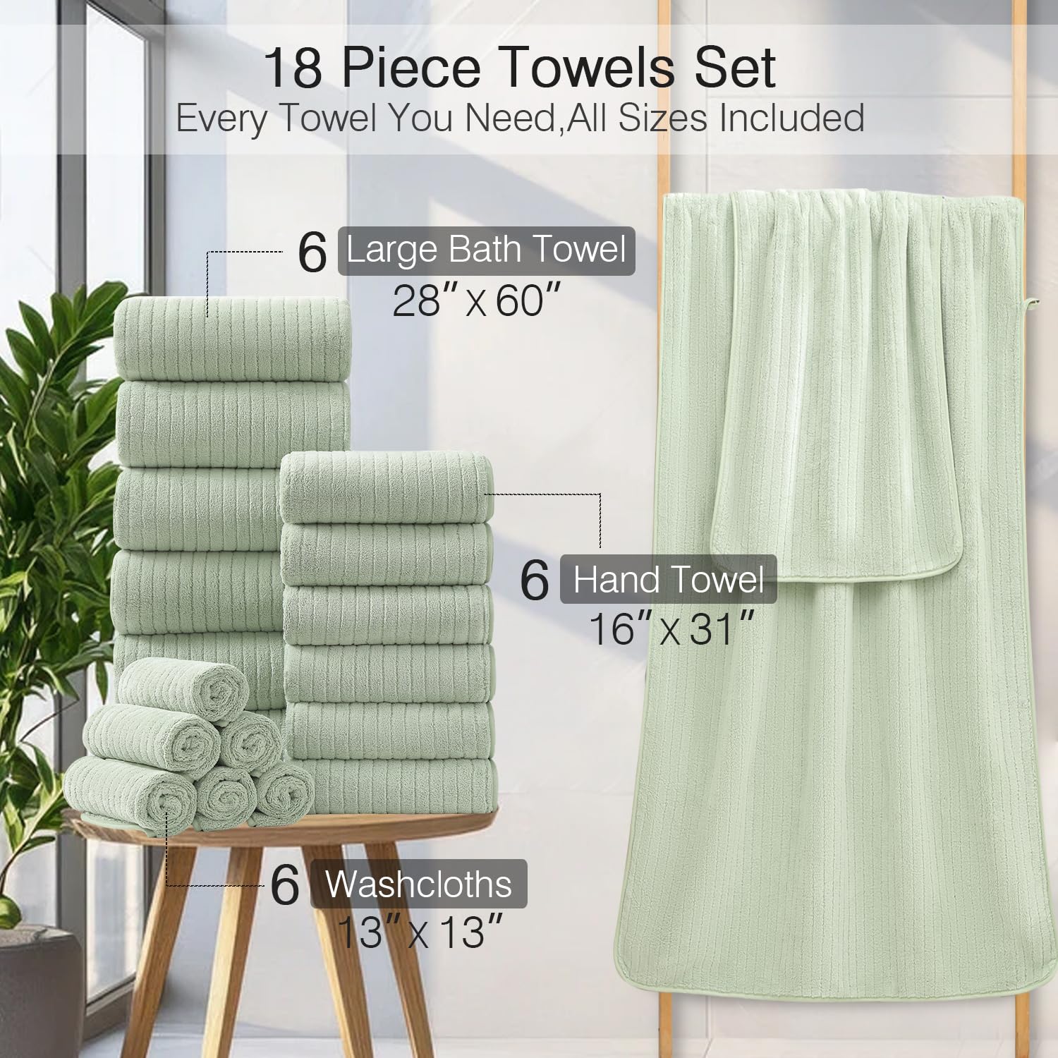 Hailea washcloths close-up illustrates absorbent weave for face care