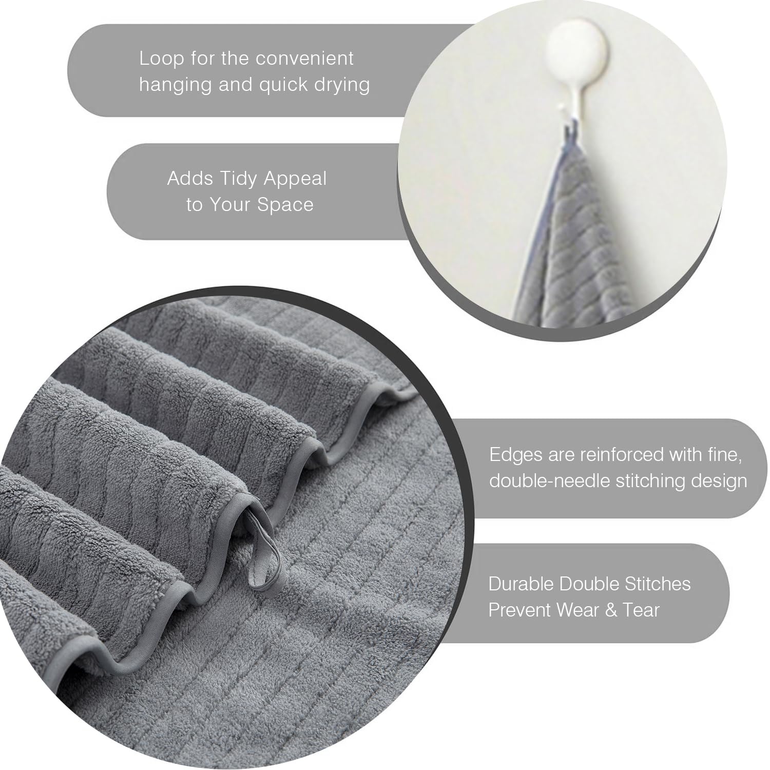 Hailea towels ideal for pool, gym, hotel or spa.