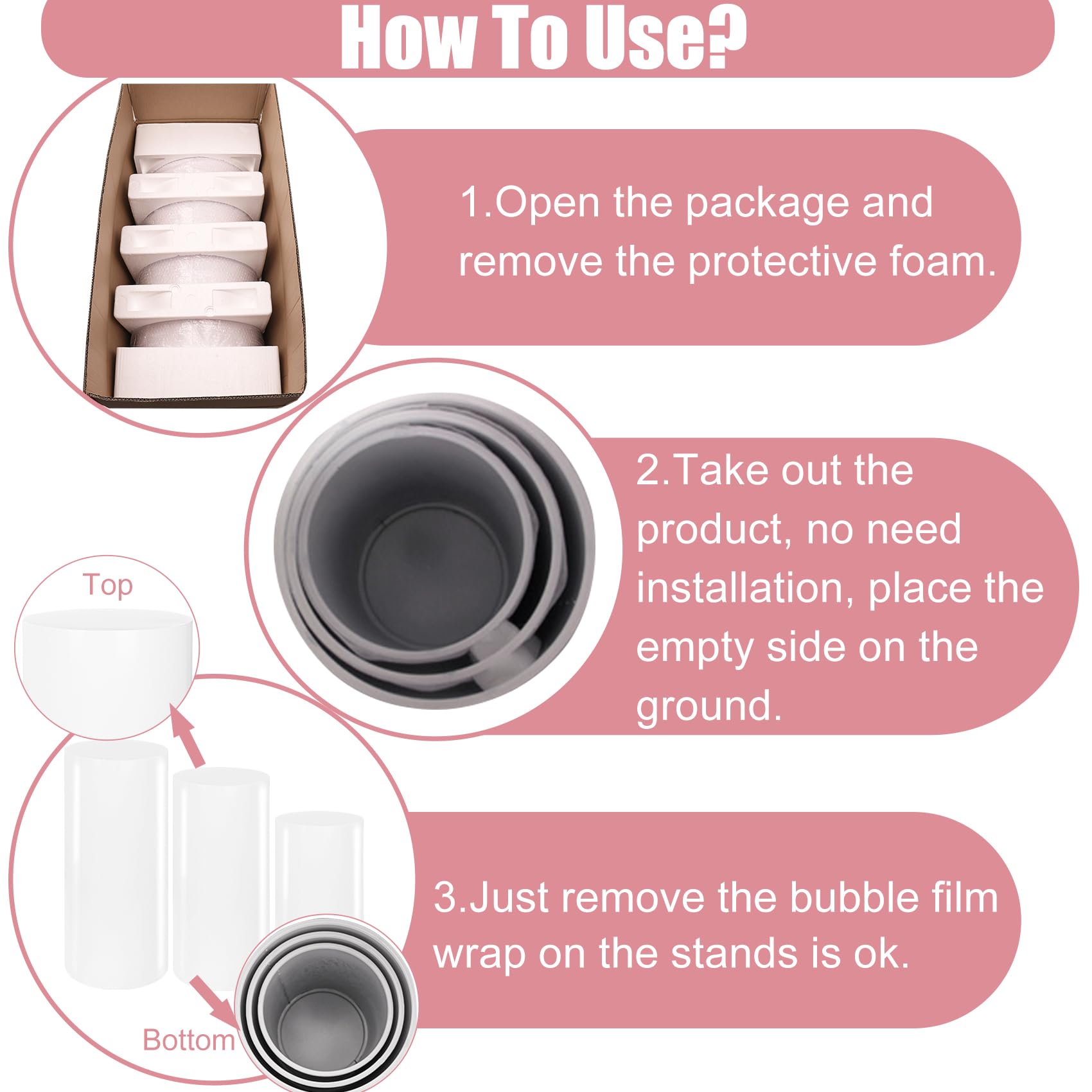 HAISIWLKJ cylinder-stand-cleaning-care keeps surfaces easy to wipe.