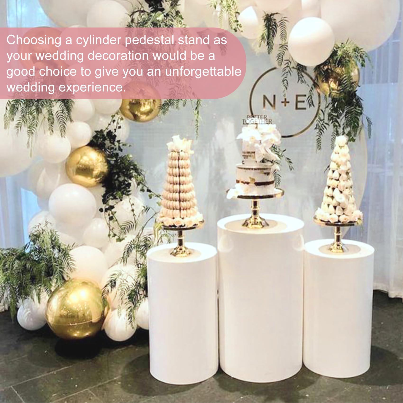 HAISIWLKJ cylinder-stand-stackable-storage simplifies packing after events.