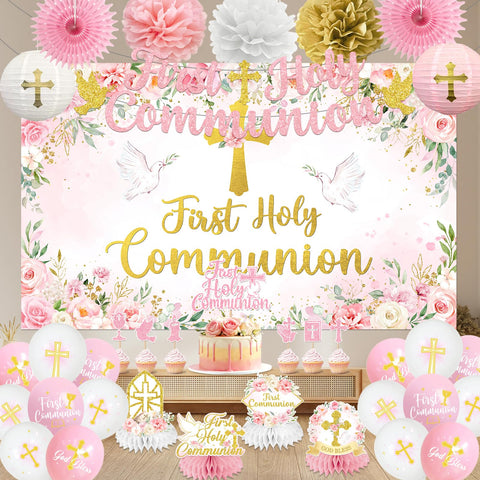 Hakoti first communion cupcake toppers and cake topper spotlight treats