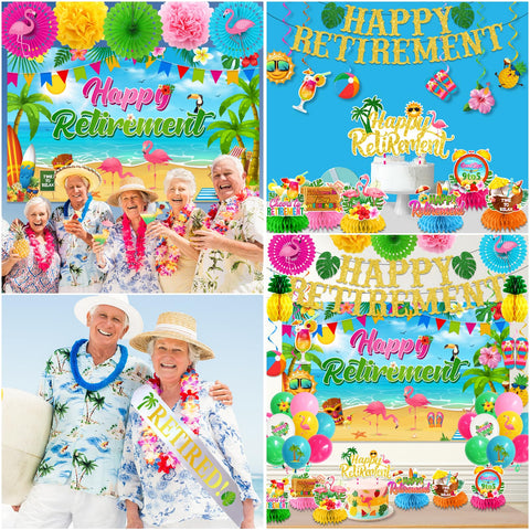 Hakoti latex balloons provide durable, glossy accents for a beach party