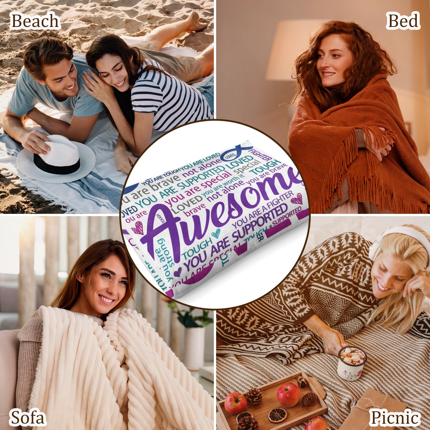Hakumata blanket for recovery after surgery offers comforting warmth.