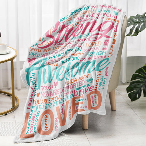 Hakumata hug blanket full-size coverage demonstrates generous 50x60 size for full-body warmth.