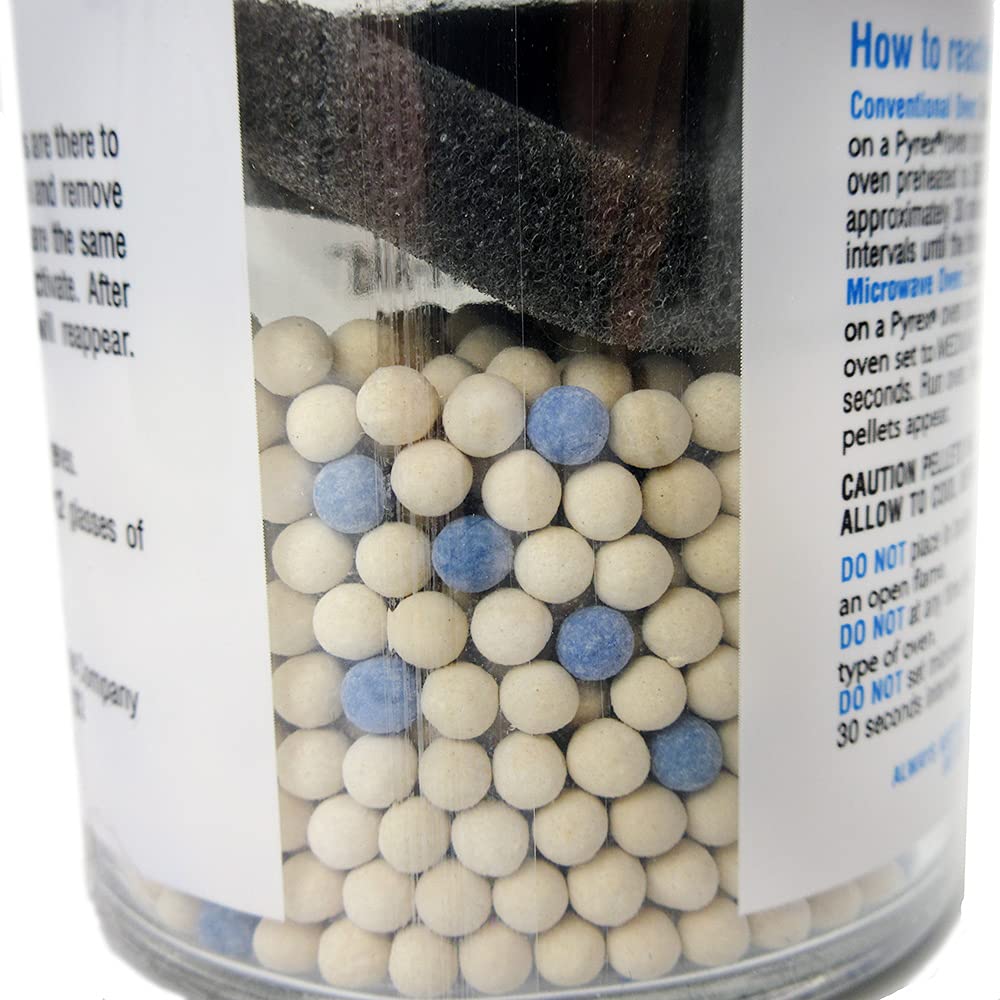 Hal-Hen Super Dri Aid microwave heating reactivates pellets for continued use