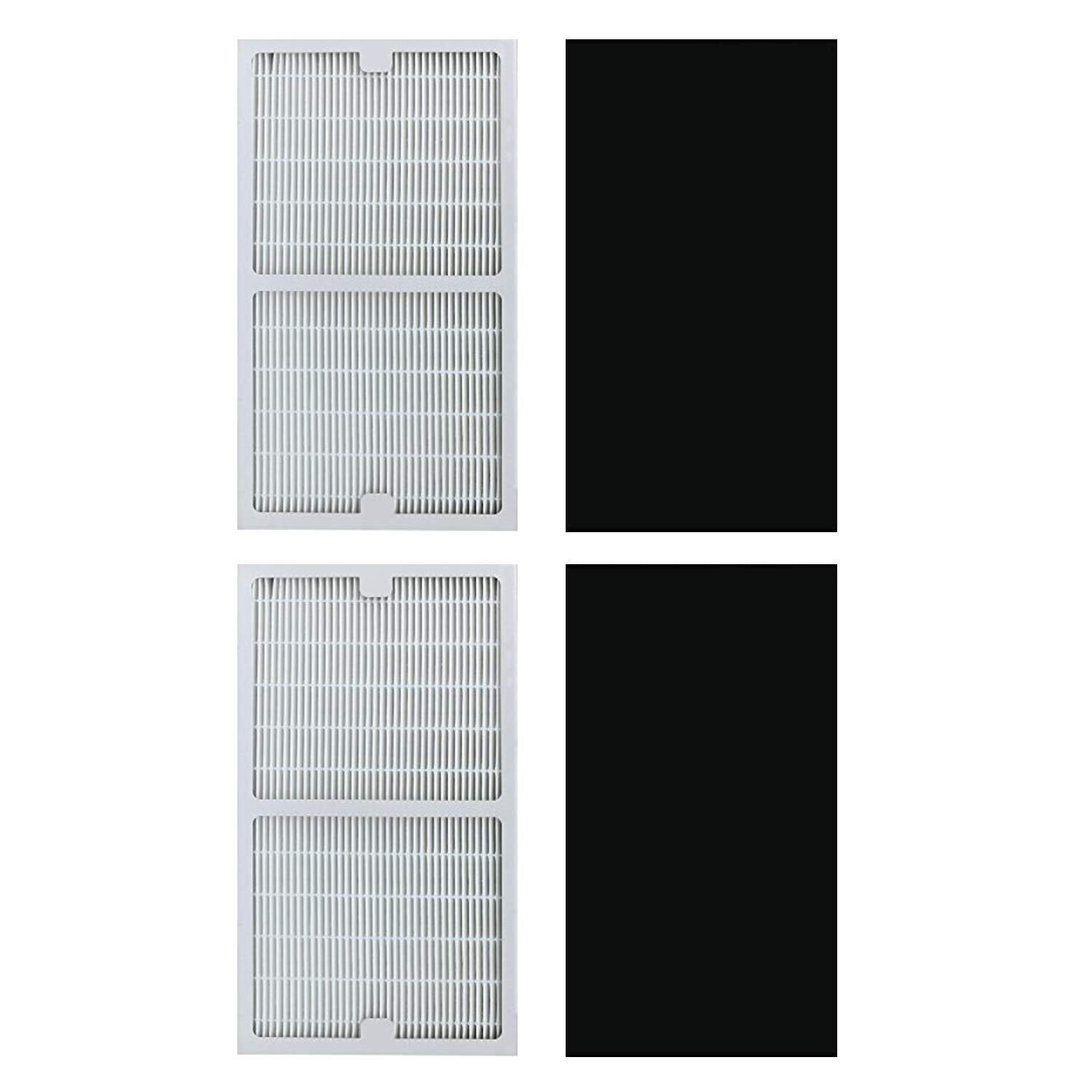 HALIEVE Idylis filter set close-up of HEPA and carbon filters for IAP-10-200/280 purifiers, boosts air freshness.